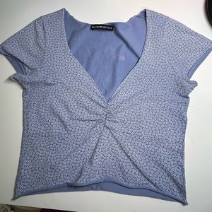 Brandy Melville Floral Crop Top